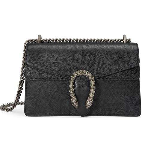 tas leer hoefijzer gucci dionsyus|Dionysus small shoulder bag in Black Leather .